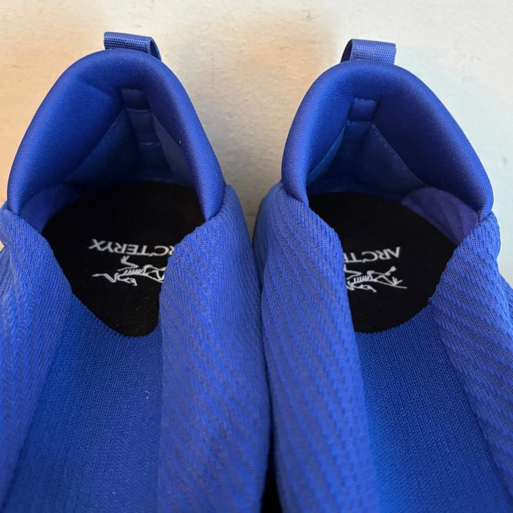 Arc'teryx | Kragg Shoe | Blue Black | Vibram Megagrip Slip On Mens 7.5